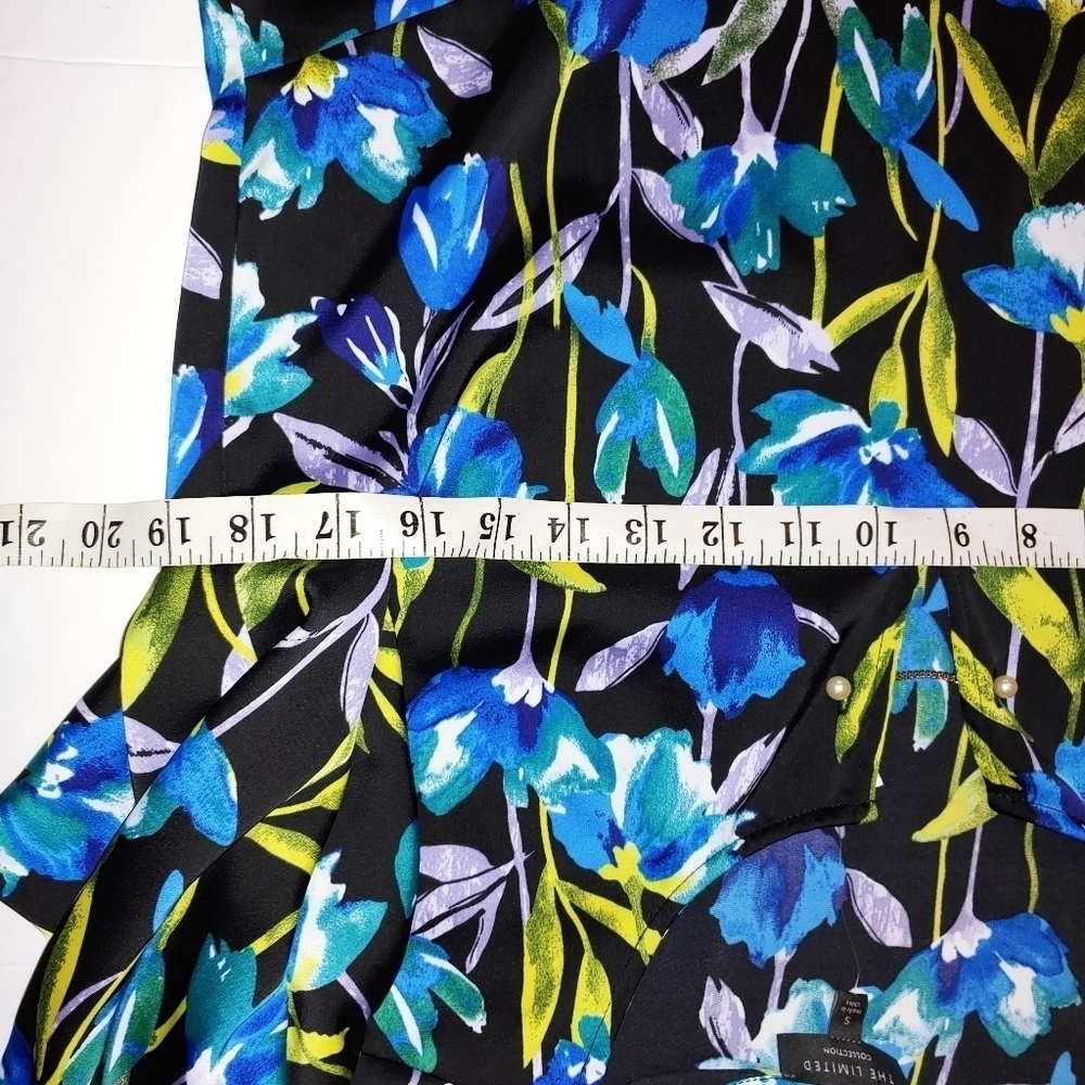 NWT Limited Floral Satin Blouse S - Picture 4 of 7